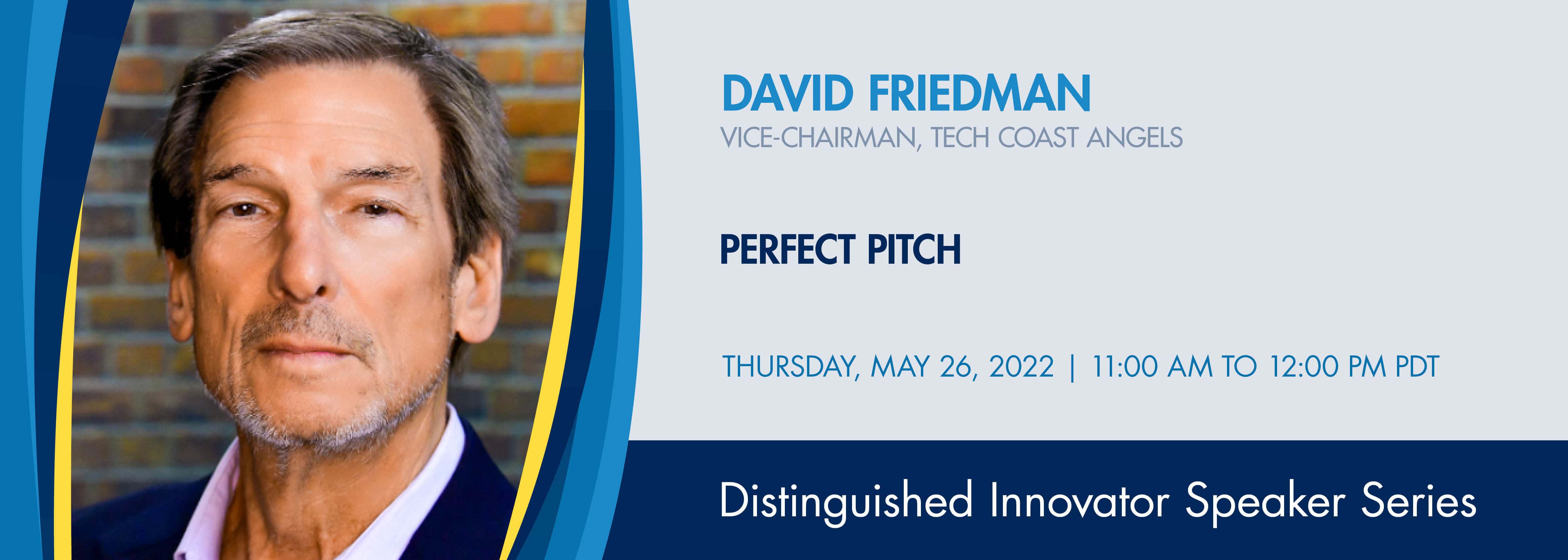 distinguished innovative speaker series david friedman