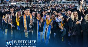 westcliff university 2023 excited graduates commencement