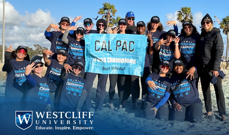 Women’s Beach Volleyball Warriors Make Waves with Third Consecutive Cal-Pac Championship Victory