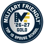 Military Friendly 2026-2027 Gold School & Top 10 Spouse School &ndash; Westcliff University