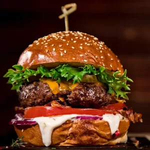 gourmet cheeseburgers at restaurants near Westcliff University