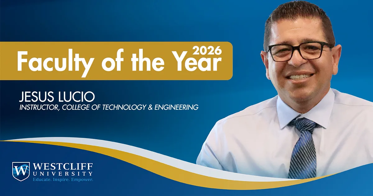 Westcliff’s Faculty of the Year Helps Students Get Hired Before Graduation